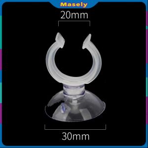 Masely Aquarium Suction Cup Clips Air line Tube Holders Clamps Fish Tank Hose Holder Clips 25mm 30mm