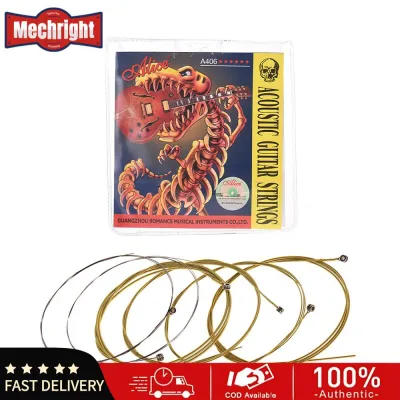 Mechright Alice A406 Series Dây Đàn Guitar Acoustic Dân Gian Bộ Dây Thép Không Gỉ Lõi Thép Bọc Hợp Kim Đồng Vết Thương 6 Cái/bộ Siêu Nhẹ (.011-.052)