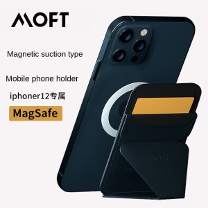 MOFT Magnetic Thin Design Card Holder Snap-On MagSafe Compatible Stand & Wallet for iPhone 12 13 14 15 Series Support Wireless Charging