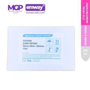 156mm x 100mm x 150sh Emway® CTG Fetal Monitor Paper