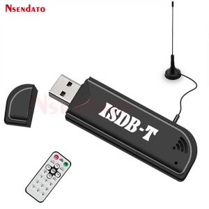 Digital ISDB-T USB2.0 TV HDTV Tuner Stick Receiver Recorder With Remote Control Antenna for Brazil