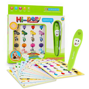 【In Stock】Early Education Reading Pen Pronunciation Oral Learning Electronic Smart Reading Pen Smart Learning Speaking Pen with 12 Pieces Childrens English Cards Early Education Materials Childrens Toys