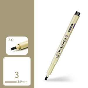 MMLUCK Bút Sakura Bút kẻ màu 12 đầu Fine Line Bút kim phác thảo Bút dây móc Nhựa Bút kim đánh dấu Manga Đồ dùng nghệ thuật