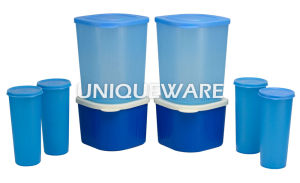 [INDRA]SET TOPLES PLASTIK DMGe224 /isi 8pcs/wadah penyimpan makanan