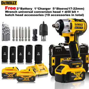 Dewalt Impact Wrench heavy duty original 950N.M 88V Lithium Battery Cordless Brushless Power Tool with 5.0 Ah Battery and Fast Charger