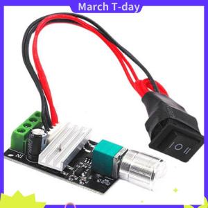 March ตัวควบคุมมอเตอร์ PWM DC 6V12V24V ความเร็ว3A ไปข้างหน้าและถอยหลังด้วยสวิตช์