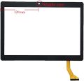 New for 10.1" Dragon Touch K10 Tablet Screen Replacement Camera Hole 12CM Touchscreen Panel Digitizer Parts Kits with Adhedive Tape + Repair Tools (Not LCD Display) (Black). 