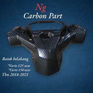 Black Carbon Batok Belakang Vario 125 vario 150 new 2018-2022