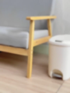 Barrels-shaped Foot Pedal Metal Household Garbage Can Pedal Rubbish Bin with Lid for Kitchens Bathrooms and Workspaces