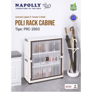 LEMARI PLASTIK NAPOLLY SERBAGUNA POLI RACK CABINE [NAPOACC]