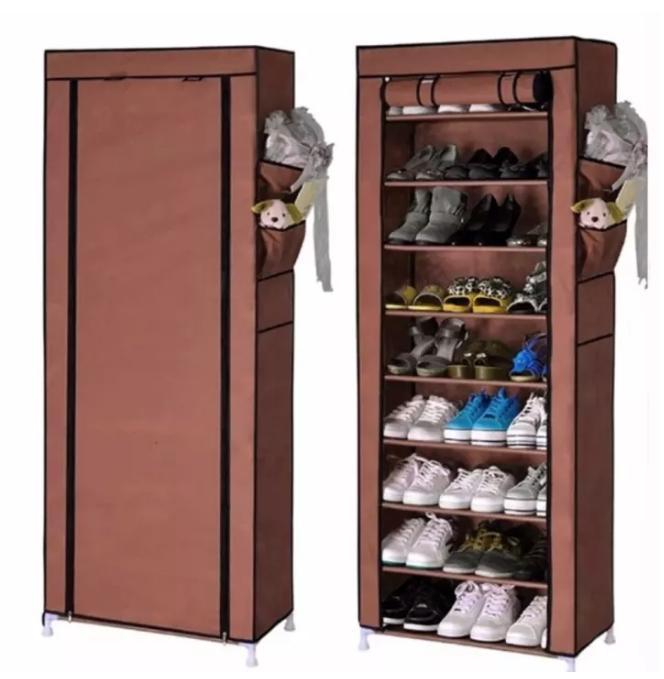 10 Layer Gird Shoe Rack Shelf Storage Closet Organizer Cabinet Portable  Without Zipper By Lazada PH