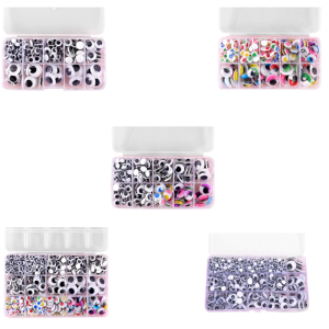 Adhesive Googly Wiggle Eyes Googly Eyes Adhesive Googly Eyes Assorted Size Craft Eyes Sticker Toy Accessories