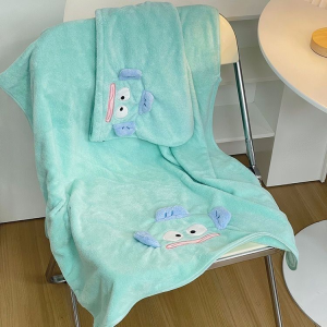 เตรียมจัดส่งเสื้อคลุมอาบน้ำ+ผ้าเช็ดตัว+หมวกคลุมผม ลายการ์ตูนสุดน่ารัก ชุด 2 ชิ้น กระโปรงอาบน้ำ ผ้าเช็ดตัว อาบน้ำผมแห้งหมวก Quick-Drying Clownfish