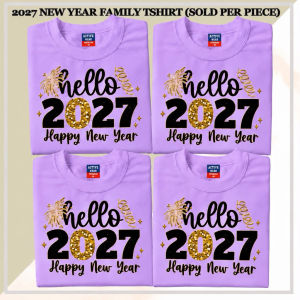 HELLO 2027 HAPPY NEW YEAR T-shirt for Men and Women Aesthetic minimalist Statement shirt