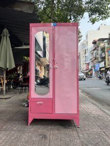 Tủ quần áo sắt 1m8 màu xanh màu hồng