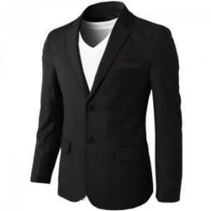 Jas Blazer Pria / Jas Hitam Kancing 2 / Jas Pria Polos / Jas Pernikahan / Jas Pengantin Pria / Jas Pria Kantor / Jas Wisuda / Jaz Cowok Hitam / Blazer Pria Casual / Jas Pesta / Jas Kantor / Stelan Jas Blazer Modis Pria