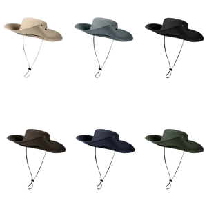Mũ câu cá Mũ tai bèo che nắng Splashproof Mũ len dáng tròn cho câu cá ngoài trời bãi biển đi bộ đường dài vườn rộng vành bảo vệ hat