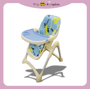 Baby Dining Table Foldable Highchair Height Adjustable W/ 2 table trays Big Space Comfortable for BB