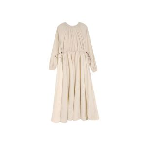 XITAO Dress Loose  Women Casual Draw String Dress