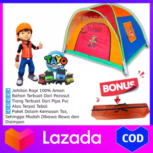 Tenda Anak boboiboy | Tenda Anak Dari Paralon | Tenda Anak Murah | Tenda Anak Camping | Bahan Parasut Anti Air Bisa COD Motif Terbaru