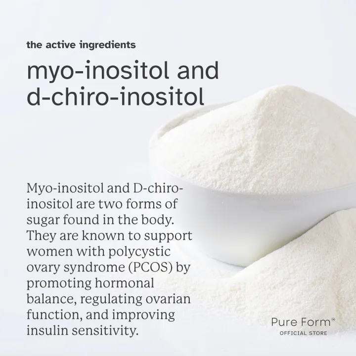 Pure Form® Inositol Powder | 40:1 Myo-Inositol and D-Chiro-Inositol w ...