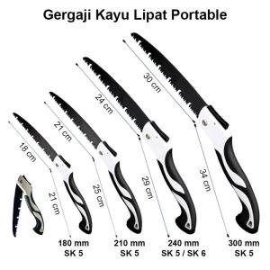 Gergaji Lipat Kayu Besar Baja SK5 Saw Anti Karat Portable Multifungsi - 210MM(21CM)