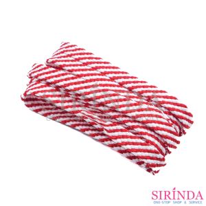 เชือกแบนจั๊มหัว สีทูโทน เชือกเอวกางเกง เชือกบีบหัว I Pant String 1cm (00270004)