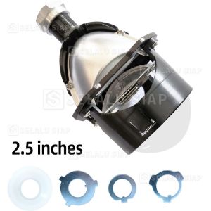 BILED WST 2.5 INCH DC 12V 55W PROJECTOR LED BLUE LENS PROJIE Lensa Lampu Depan LED Aksesori Mobil lampu depan proyektor Motor Mobil Diode BILED WST 2.5 INCH Fiber Karbon