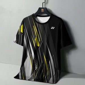 Yonex เสื้อยืดผู้ชายเสื้อยืดแห้งเร็วระบายอากาศได้ Baju Atasan Olahraga เสื้อยืดรูปแบดมินตันฤดูร้อน