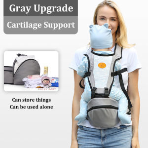 Baby carrier with hip seat waist stool upgrade Portable and safe for travel 0-36 months