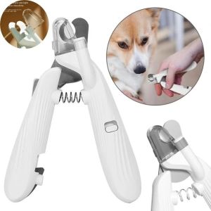 CANICECA Over-Cut Prevention LED Light Pet Nail Clipper Safe Painless Design Dog Nail Trimmer Professional Labor-Saving Pet Nail Clippers Pet Grooming