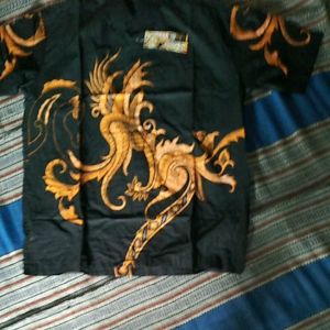 Kemeja Batik Elegan Bahan Katun Nyaman Ukuran M L XL XXL