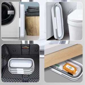 Baskom Lipat Jumbo Ember Lipat Portable Dengan 4 Roda - Bahan PP+TRP Tahan Banting Multi Fungsi untuk Laundry GM88