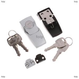 [COD] folp Cabinet Coated Metal Hasp Latch DK604 Security Toggle Lock With Two Keys
