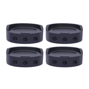 4Pieces Rubber Antislip Mats Shock Absorbent Pads for Washers and Dryers to Minimize Shaking and Enhances Stability
