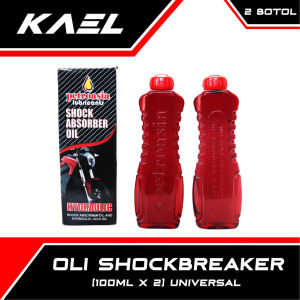PETROASIA Oli Shock 100 ml 2 Botol Universal Motor Bebek-Matic-Sport Honda-Suzuki-Yamaha Minyak Shockbreaker-Sok-Shok Breaker-Breker-Sokbreaker-Shokbreaker-Sokbeker-Shockbeker-Shokbeker Beat-F1-FI-eSP-Pop-Street/Vario 110-125-150-160 LED/Scoopy/Mio