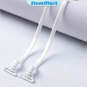 ItemMart 1Pair Women Thin Bra Straps 0.5cm Invisible Non-slip Underwear Shoulders Bra Straps For Women