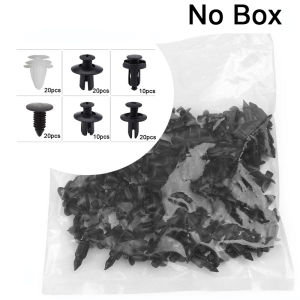 100pcs Car fastener clip bumper fender trim plastic rivet door panel