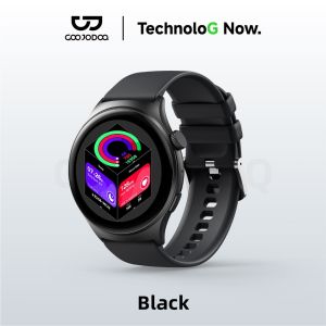GOOJODOQ Smart Watch IP68 Waterproof Heart blood oxygen Monitor Bluetooth Call Smart Voice Assistant Men Women