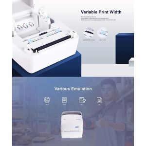 Máy in mã vạch iDPRT iD4S - in đơn hàng phiếu gửi minicode nhãn tự dán hàng nhập khẩu