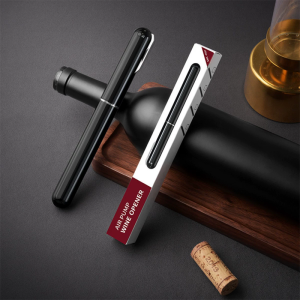 Red Wine Opener Sommeliers Knife Portable Stainless Steel Corkscrew Pen Style Wine Opener for Kitchen Bar