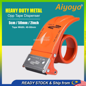 Heavy Duty Metal Tape Dispenser Cutter OPP Packing | Pemegang Tape Carton 50mm 60mm