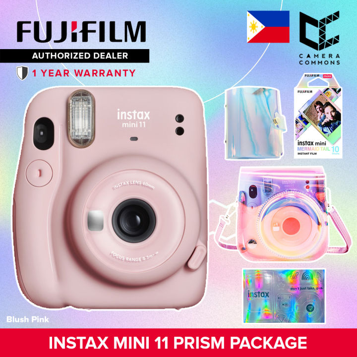 FUJIFILM Instax Mini 11 Prism Package Summer Instant Camera with