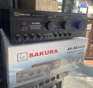 Original SAKURA AV-5024UB Karaoke bluetooth Amplifier 600W X 2