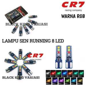 Lampu Sen Jelly 8 Led Running Led T10 4 Warna Running 8 Rgb Lampu Sen Sein Senja Flash Kedip Lampu Sen T10