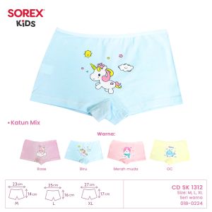 SOREX KIDS GIRL SK 1312 HAPPY - CD CELANA DALAM ANAK PEREMPUAN