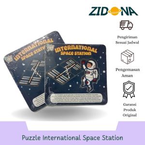 puzzle international space station Rabbit&tutrle Bahan MDF