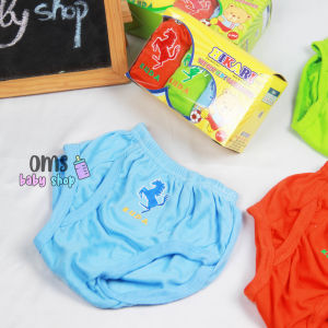 (3 in 1) Celana Dalam Anak Bayi / Pakaian Dalam Anti Alergi Bahan Lembut 100% Local Cotton