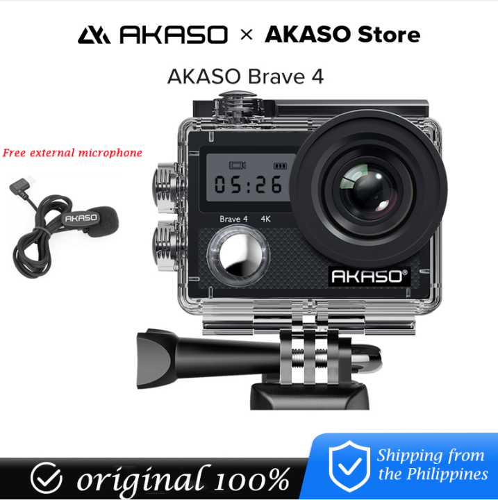 Waterproof Camera Akaso Brave App Action Camera AKASO Brave Pro