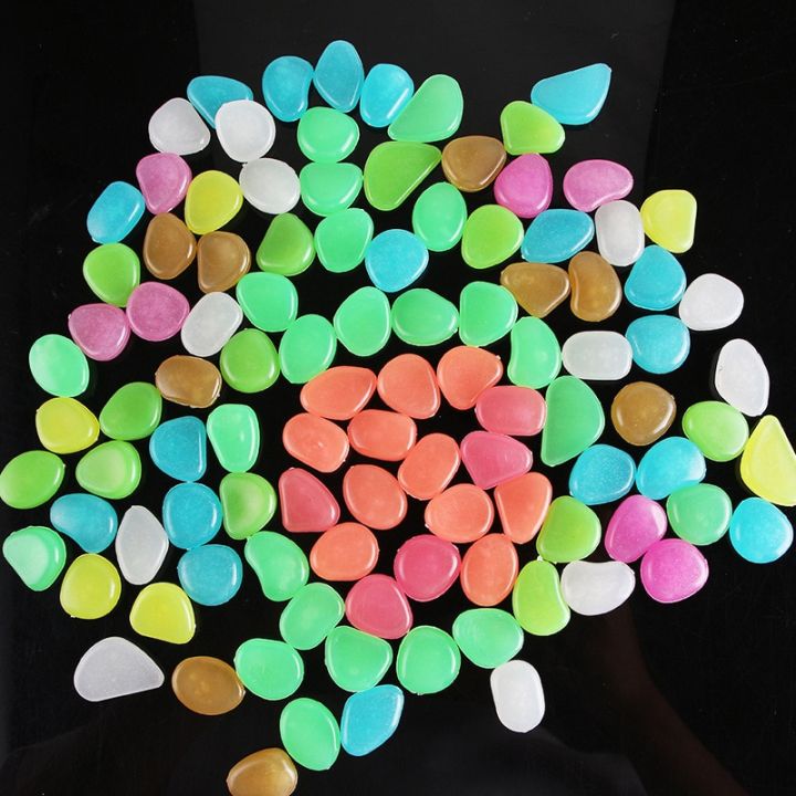 100pcs%20Garden%20Decor%20Luminous%20Stones%20Glow%20In%20The%20Dark%20Decorative%20Pebbles%20Outdoor%20Fish%20Tank%20Decoration%20Pebble%20Rocks%20Aquarium%20Mix%20Color%20-%20Image%207